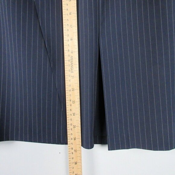 Club Monaco Pencil Skirt Women Size 10 Black Striped Knee Length Office Work 258 - Picture 11 of 12
